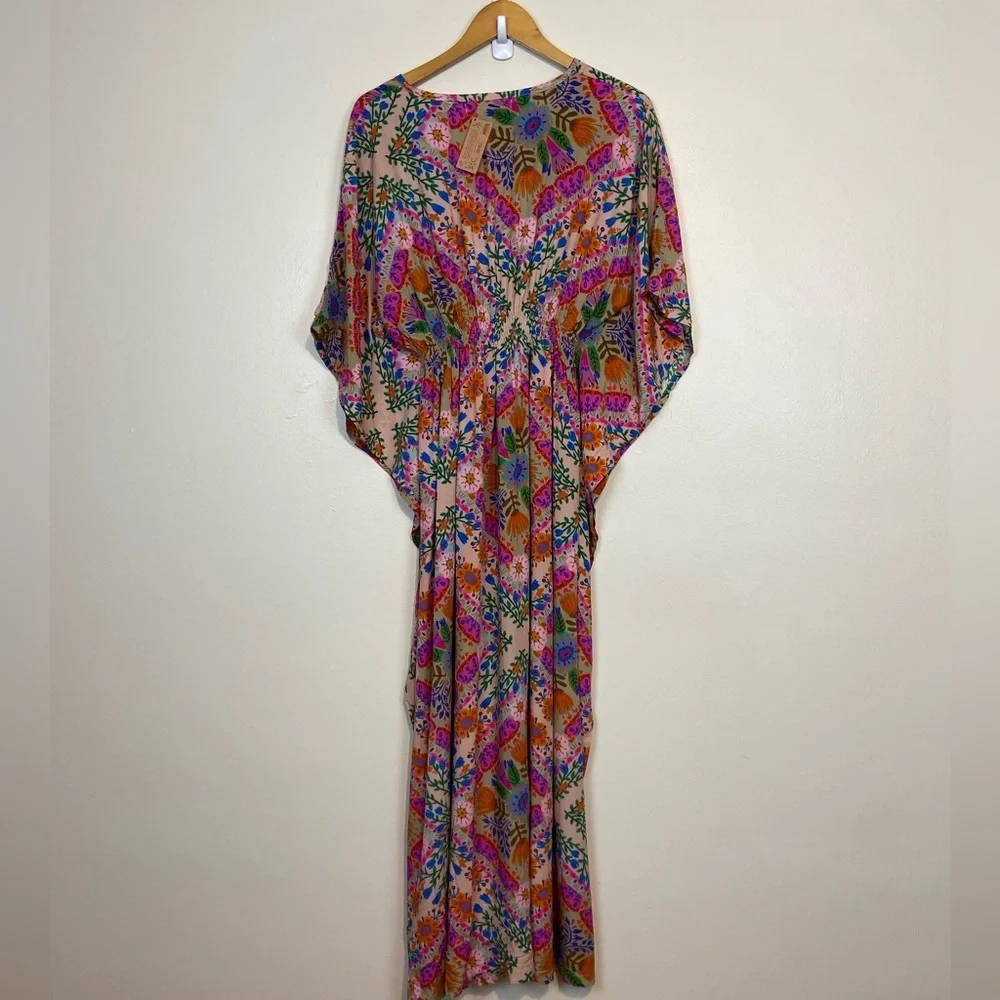 NATURAL LIFE Colorful Maxi Dress BNWT - Picture 6 of 11